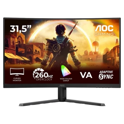 Игровой монитор 31.5" AOC C32G42ZE, Чёрный