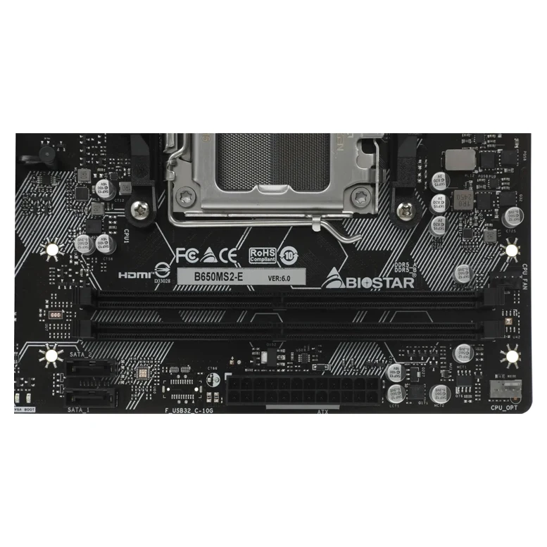 Материнская плата BIOSTAR B650MS2-E, Black 4