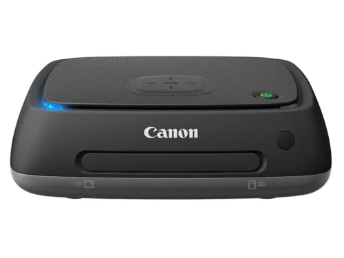 Connect Station Canon CS100CIS, 1TB, NFC, WiFi, HDMI, 10BASE-T, 100BASE-TX, 1000BASE-T, USB2.0, Memory card slots CF/SD + Remote Control CS-RC1 + cloud services or social media like Flickr®, Facebook™, Google™ and irista