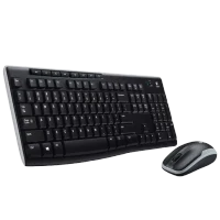 Logitech Wireless Combo MK270, Multimedia Keyboard & Mouse