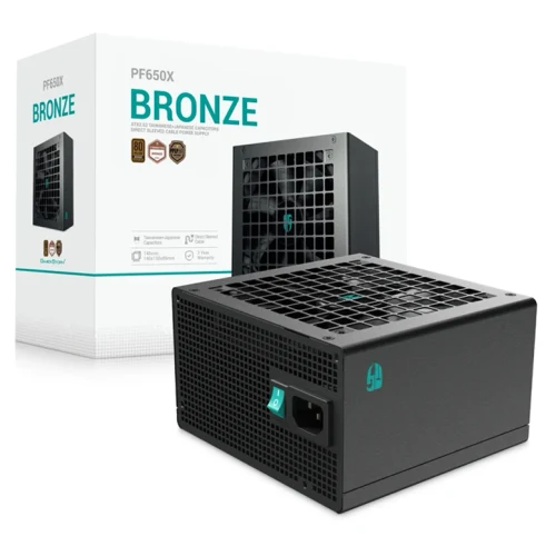 Sursă de alimentare GamerStorm PF650X, 650 W, Negru
