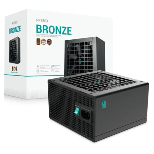 Sursă de alimentare GamerStorm PF550X, 550 W, Negru