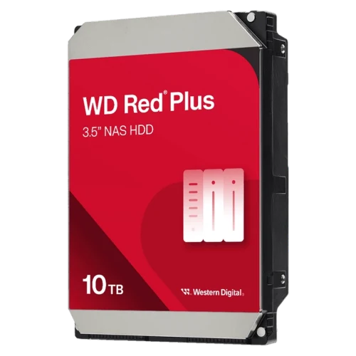 Жесткий диск Western Digital WD Red Plus WD100EFGX, 10 ТБ, 3.5", SATA III