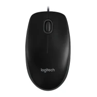 Logitech B100 Optical Mouse, Black, USB, OEM