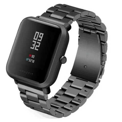 Ремешок металлический 20mm Black