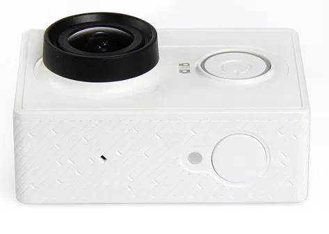 Xiaomi "Yi Action Camera", White, Video Resolutions: up to 1296p 30fps/ 1080p 60fps / 720p 120fps/ 480p 240fps, 155°, Ambrella A7LS, Sensor:16MPx Sony (Exmor R BSI CMOS), Microphone, WiFi, Bluetooth, Battery 1010mAh, up to 100 minutes, 70g