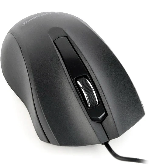 Mouse Gembird MUS-3B-01, 1000dpi, USB Black