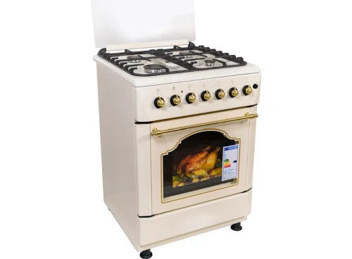 Комбинированная кухонная плита ZANETTI Z5000 EKR, Cream