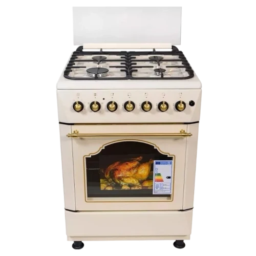 Комбинированная кухонная плита ZANETTI Z5000 EKR, Cream