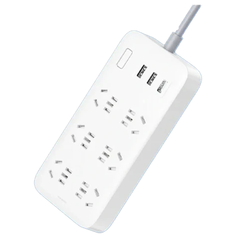 Удлинитель Xiaomi Mi Power Strip 6 /3 USB White (Сетевой фильтр)+адаптер