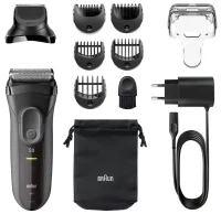 Aparat de ras Braun Series 3 3000BT Shave & Style, Gray 2