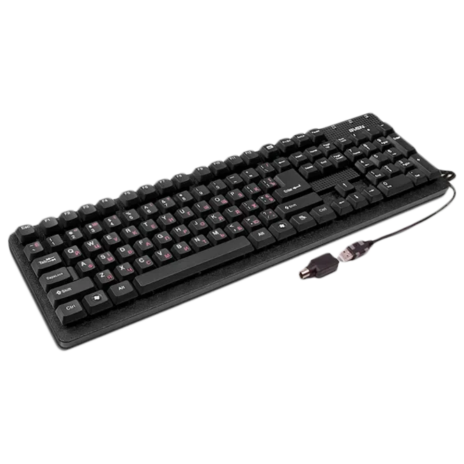 Tastatură Sven Standard 301, Cu fir, Negru 3