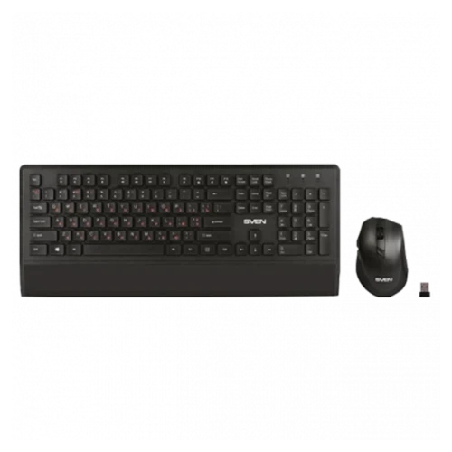 Клавиатура & мышка Sven KB-C3800W, Беспроводная, Черный