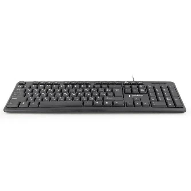 Tastatură Gembird KB-U-103-RU, Cu fir, Negru 2