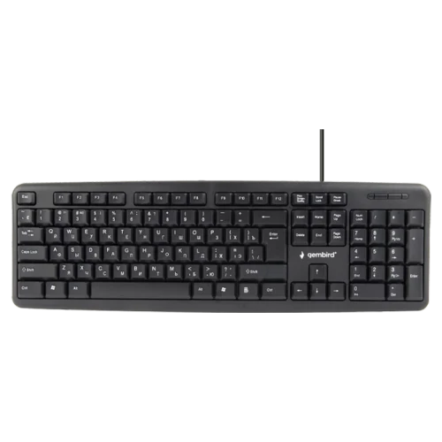 Клавиатура Gembird KB-U-103-RU, Проводная, Черный