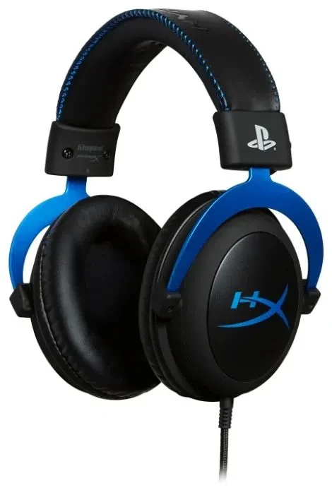 Наушники HyperX Cloud PS4 Black/Blue (HX-HSCLS-BL/EM)
