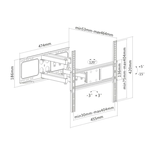 Кронштейн для ТВ PureMounts PM- FM41-400