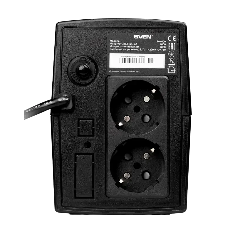 Источник бесперебойного питания SVEN Pro 600 3
