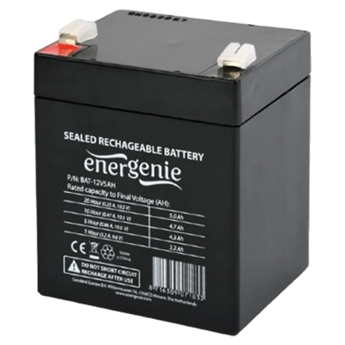 Baterie pentru UPS Gembird BAT-12V5AH, Negru