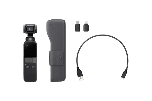 (186189) Stabilized Camera DJI OSMO Pocket, 3 axis mechanical gimbal, 1/2.3”CMOS, 12.0Mp, ISO100-3200, Photo:shutter 8s-1/8000s, JPEG / JPEG+DNG (RAW), Video: 4K60fps / FHD120p, 100 Mbps, SlowMo, MP4/MOV (MPEG-4 AVC/H.264), LiPo 875 mAh, 116g
