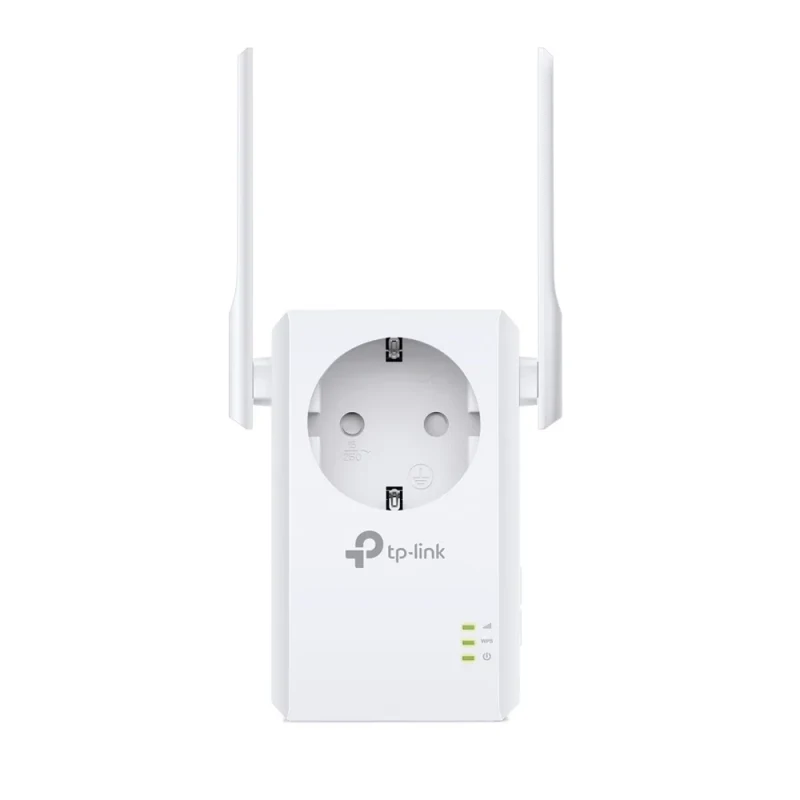 TP-LINK TL-WA860RE N300 Wireless Range Extender with AC Passthrough, 300Mbps 2.4GHz, 802.11n/g/b, Ranger Extender mode, 1 Lan Port, WPS, 2 external antennas 2