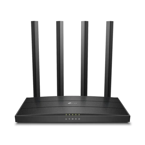 TP-LINK Archer C80 AC1900 Dual Band Wireless Gigabit Router, Atheros, 1300Mbps at 5Ghz + 600Mbps at 2.4Ghz, 802.11ac/a/b/g/n Wave 2, MIMO 3x3, MU-MIMO, Beamforming, Airtime Fairness, 1 Gigabit WAN+4 Gigabit LAN, 4 fixed antennas