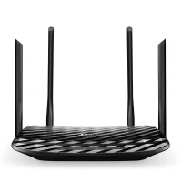 TP-LINK Archer C6 AC1200 Dual Band Wireless Gigabit Router, Atheros, 867Mbps at 5Ghz + 300Mbps at 2.4Ghz, 802.11ac/a/b/g/n, MU-MIMO, 1 Gigabit WAN + 4 Gigabit LAN, Wireless On/Off and WPS button, 4 external antennas + 1 internal antenna 2
