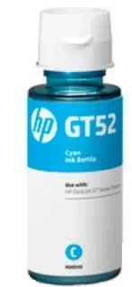 HP GT52 Cyan Original Ink Bottle (~8,000 pages), (for HP Ink Tank 115, HP Ink Tank 315/319, HP Ink Tank Wireless 415/419, DeskJet G5810/G5820)