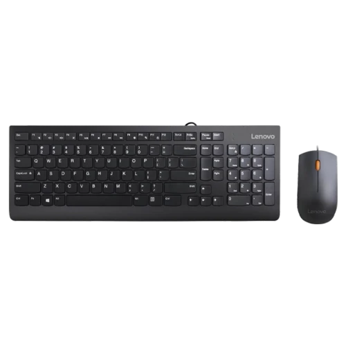 Клавиатура и Мышь Lenovo Essential Wired, Черный