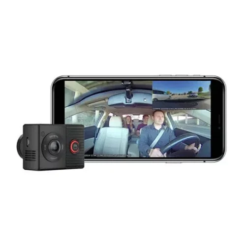 Garmin Dash Cam Tandem, Dual-lens Dash Cam with Two 180-degree Lenses