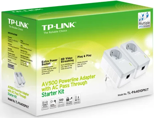 Устройство Powerline Tp-Link TL-PA4010PKIT