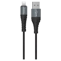 Cablu HOCO X38 Cool Charging, USB-A to Lightning, 1 m, Negru