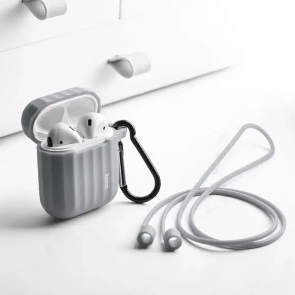 HOCO WB10 silicone case for Airpods 2 Gray 2