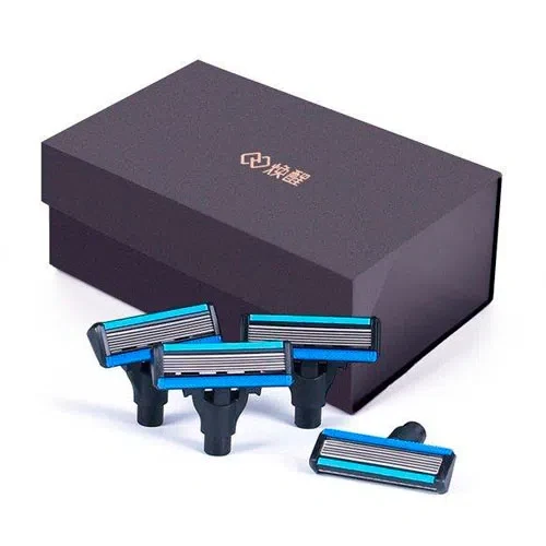 Набор лезвий для станка для бритья Handx H600 Razor, Черный, 4 шт.