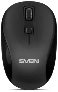 SVEN RX-255W Wireless, Silent Optical Mouse, 2.4GHz Black