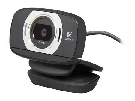 Logitech HD WebCam C615, Microphone(noise reduction), HD 720p video calls & Full HD 1080p recording, up to 8 Megapixel images, Logitech Fluid Crystal™ Technology with Autofocus, fold-and-go design, fits laptops, LCD or CRT monitors, USB 2.0 2