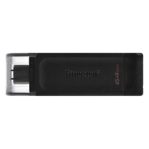 USB Flash Drive Kingston DataTravaler 70, 64GB, Negru