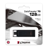 USB Flash Drive Kingston DataTraveler 70, 128GB, Negru 3