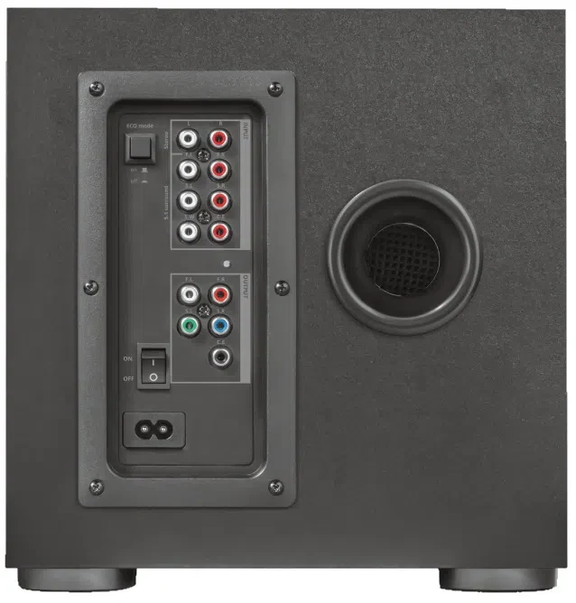 Компьютерные колонки Trust GXT 658 Tytan 5.1 Surround Black (21738) 4