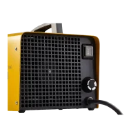 Pistol de căldură Ballu BKX-7, 5000W, Galben 4