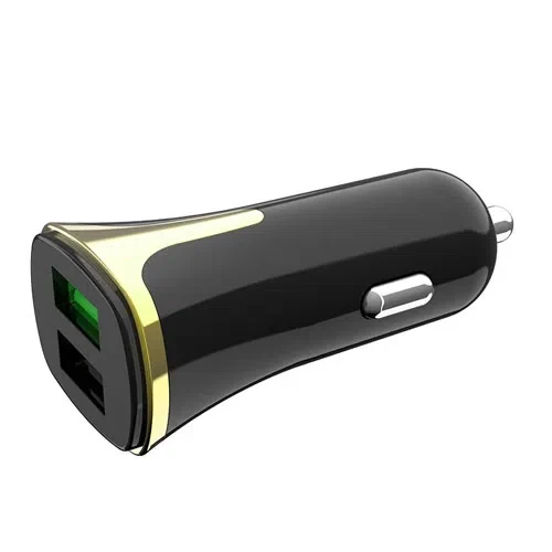 Încărcător auto HOCO Z31, QC3.0 ,(Lightning), Black