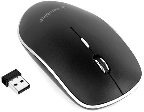 Gembird MUSW-4B-01, Wireless Optical Mouse, Black