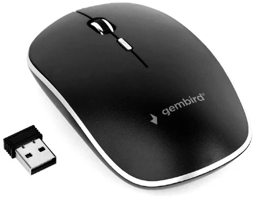 Gembird MUSW-4B-01, Wireless Optical Mouse, Black
