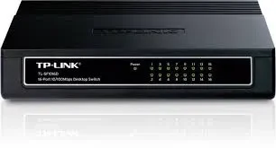 TP-LINK TL-SF1016D 16-port Desktop Switch, 16 10/100M RJ45 ports, Plastic case