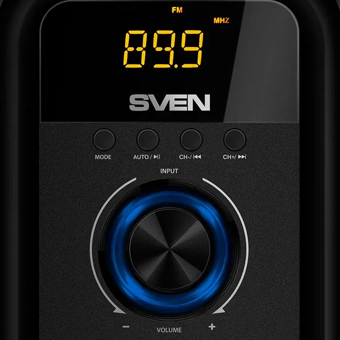 SVEN "MS-2051" SD-card, USB, FM, remote control, Bluetooth, Black 3