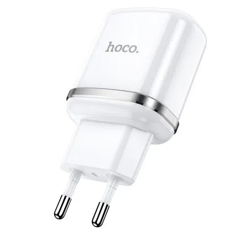 HOCO N4 Aspiring dual port charger set for Type-C White