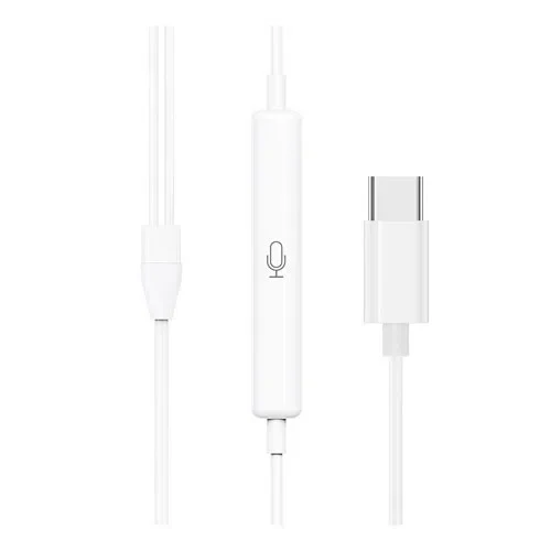 HOCO M80 Original series earphones for Type-C display White