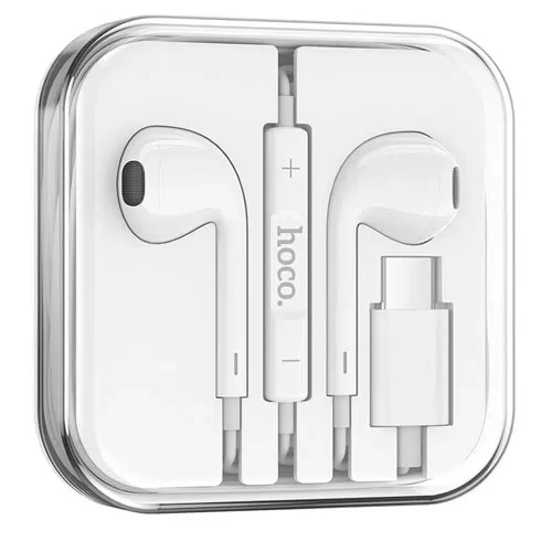 HOCO M80 Original series earphones for Type-C display White
