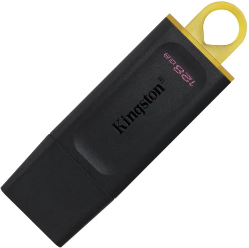 Флеш-накопитель Kingston DataTraveler Exodia, 128Гб, Черный/Желтый