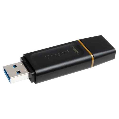 Флеш-накопитель Kingston DataTraveler Exodia, 128Гб, Черный/Желтый